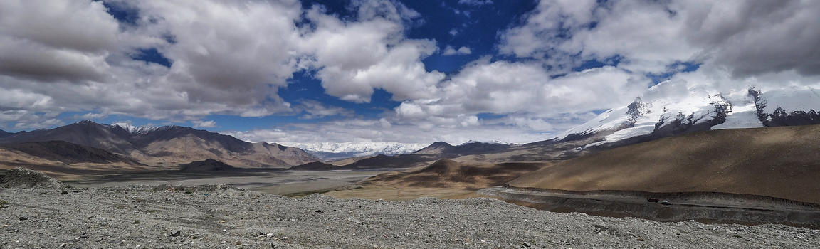 新疆山脉风光全景长图图片素材免费下载