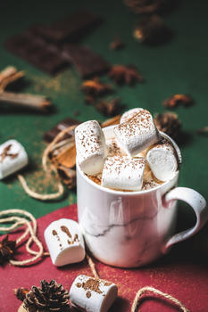 新年巧克力热可可图片素材免费下载