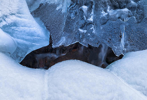 积雪冰瀑雾凇图片素材免费下载