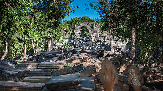柬埔寨崩密列遗址图片素材免费下载