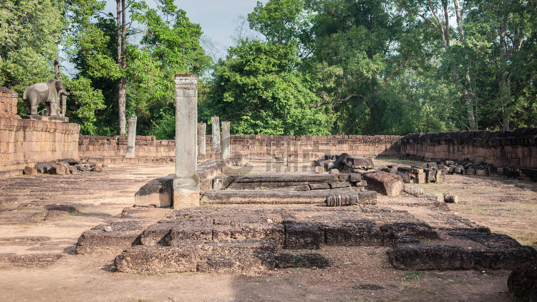 柬埔寨东梅奔寺图片素材免费下载