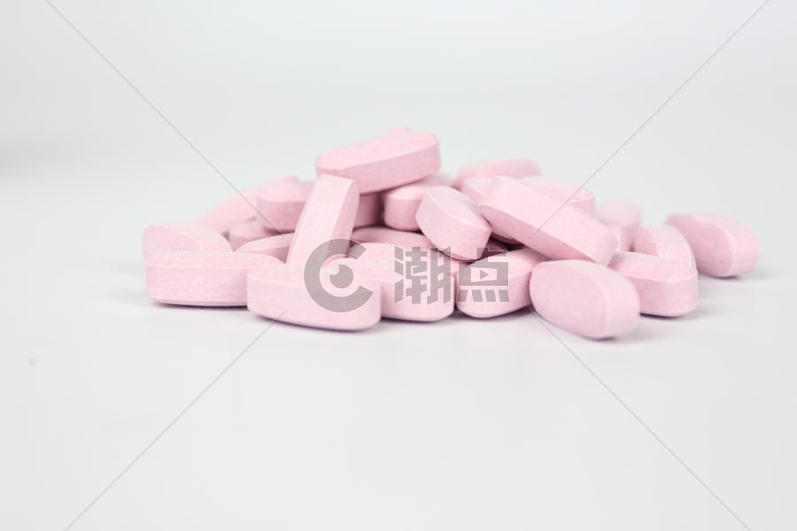 粉色小药片图片素材免费下载