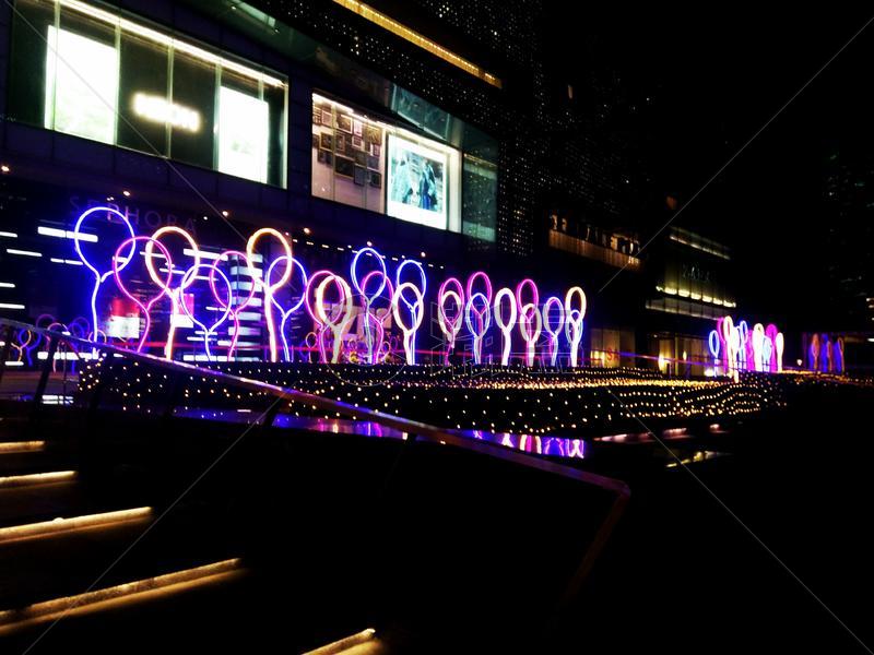 北京的大望路夜景图片素材免费下载