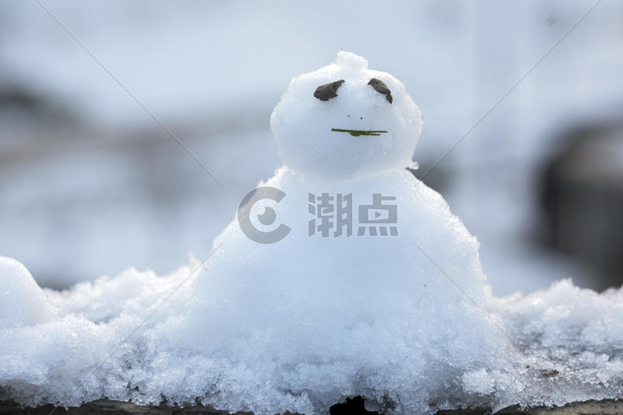 可爱的雪人图片素材免费下载