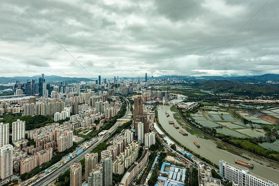 深圳城市天际线图片素材免费下载