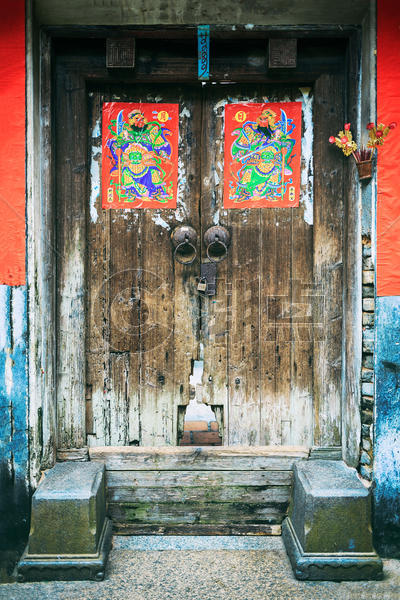 历史悠久充满中国特色的门图片素材免费下载