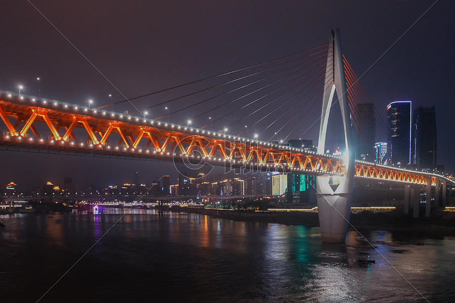 雾都重庆长江大桥图片素材免费下载