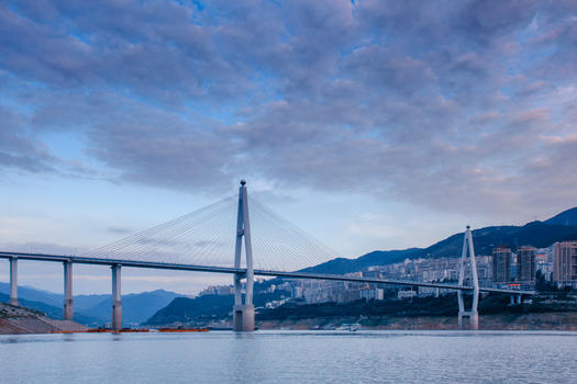 湖北宜昌长江大桥图片素材免费下载