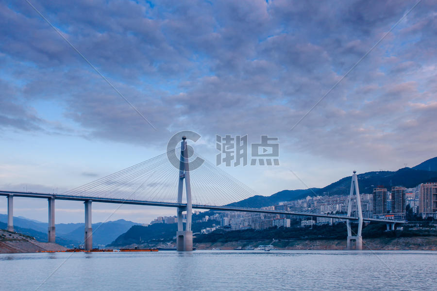 湖北宜昌长江大桥图片素材免费下载