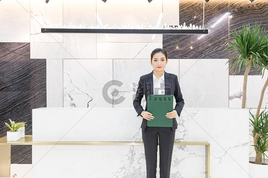 年轻漂亮的公司前台接待人员摄影图6720*4480图片素材免费下载-编号757697-潮点视频