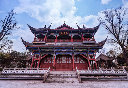 重庆璧山秀湖公园古建筑图片素材免费下载
