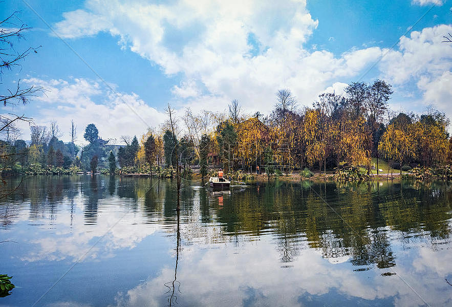 重庆秀湖公园风景图片素材免费下载