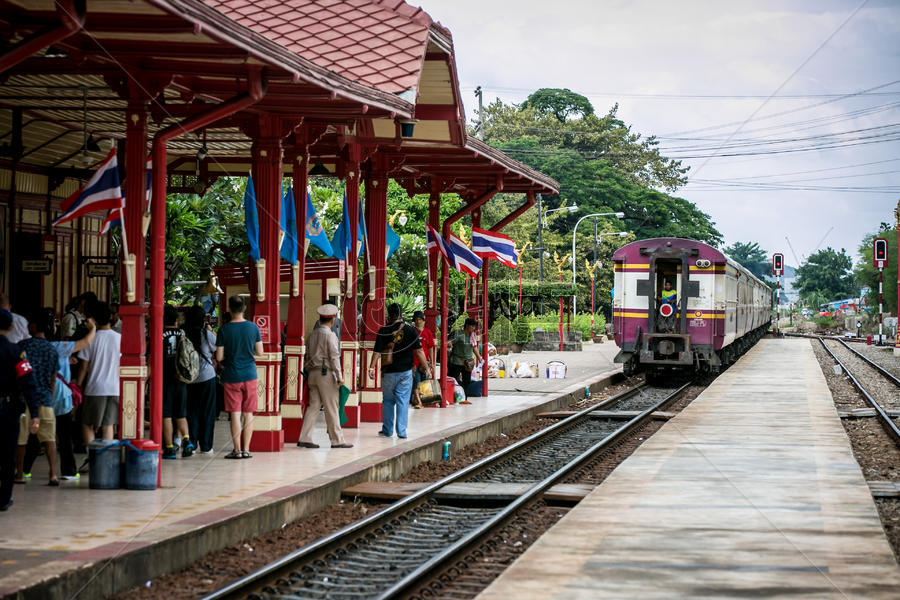 泰国华欣火车站图片素材免费下载