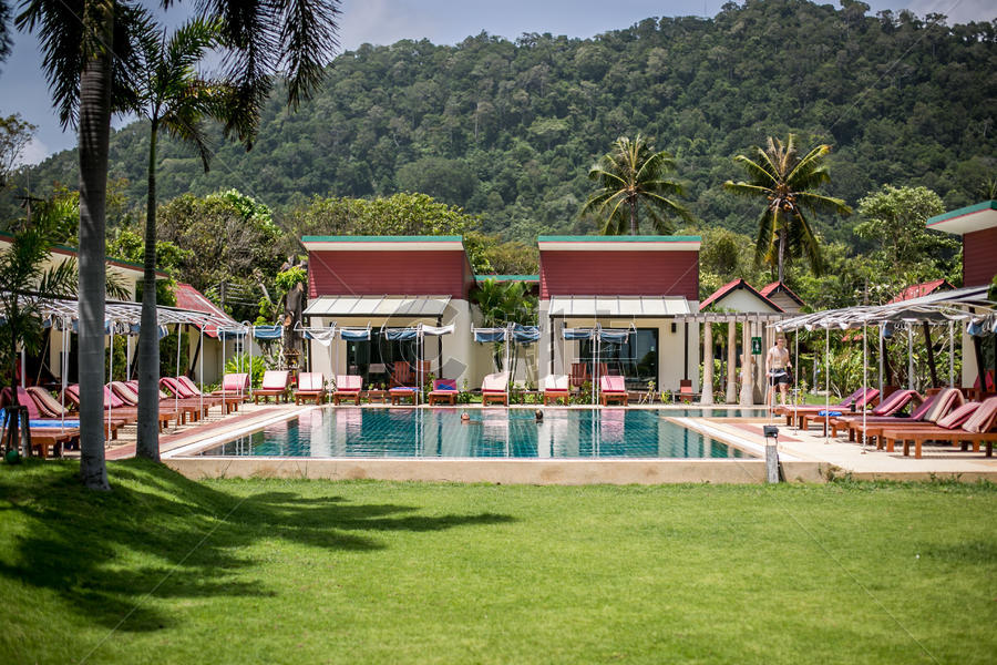 泰国酒店游泳池图片素材免费下载