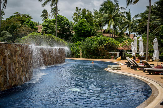泰国五星级酒店游泳池图片素材免费下载