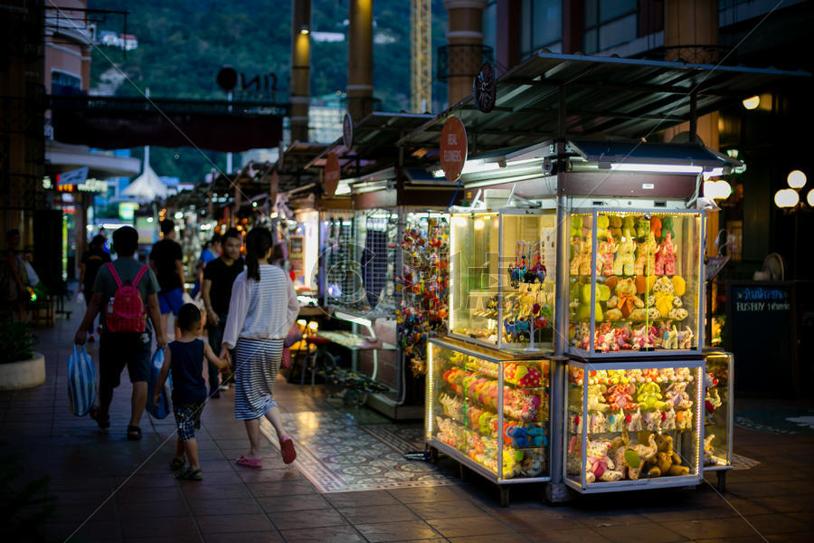 泰国美食街图片素材免费下载