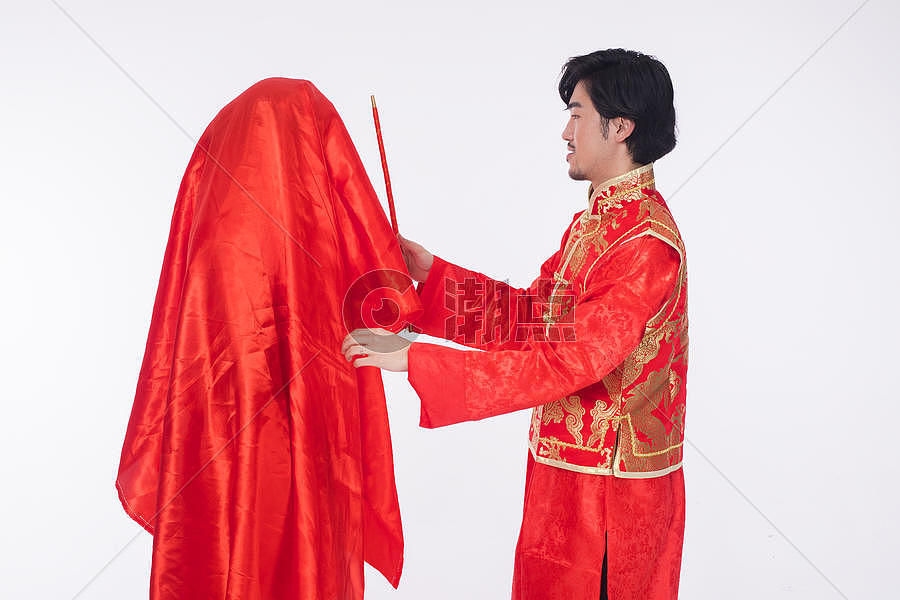 传统结婚嫁娶红盖头摄影图6720*4480图片素材免费下载-编号760061-潮点视频