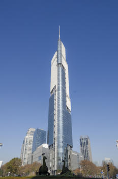 高耸的紫峰大厦图片素材免费下载