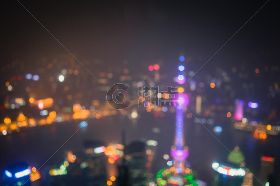 上海外滩金融中心夜景图片素材免费下载