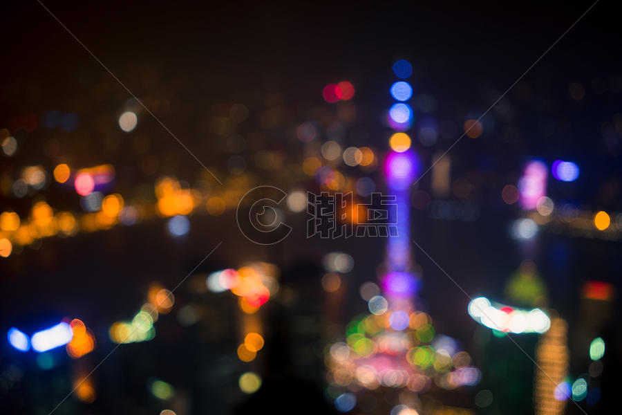 上海外滩金融中心夜景图片素材免费下载