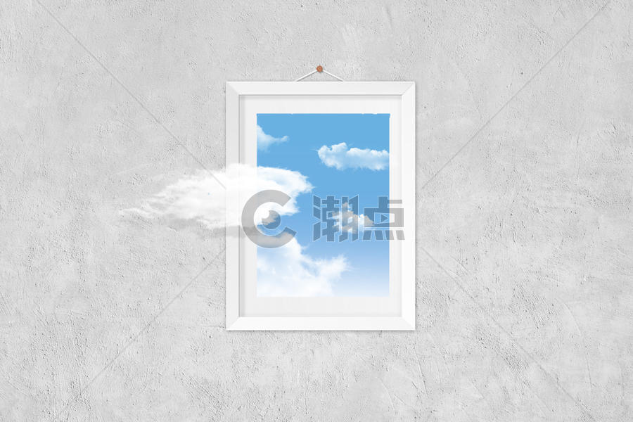 超现实蓝天白云图片素材免费下载
