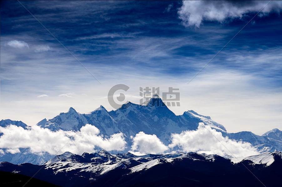 西藏南迦巴瓦峰图片素材免费下载
