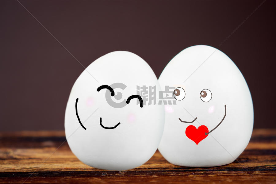情人节鸡蛋表情图片素材免费下载