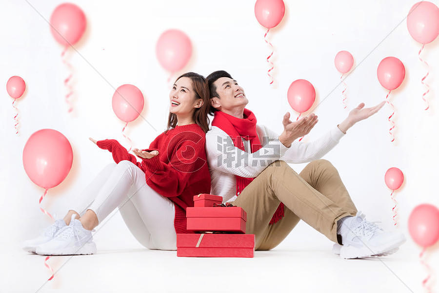 情人节爱心气球图片素材免费下载