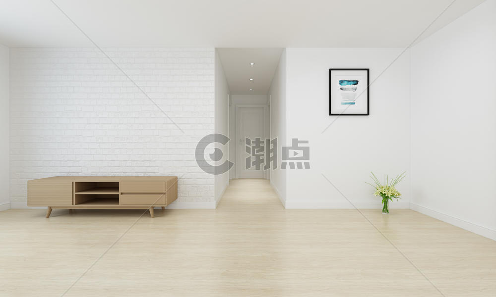 现代简洁风家居陈列室内设计效果图图片素材免费下载