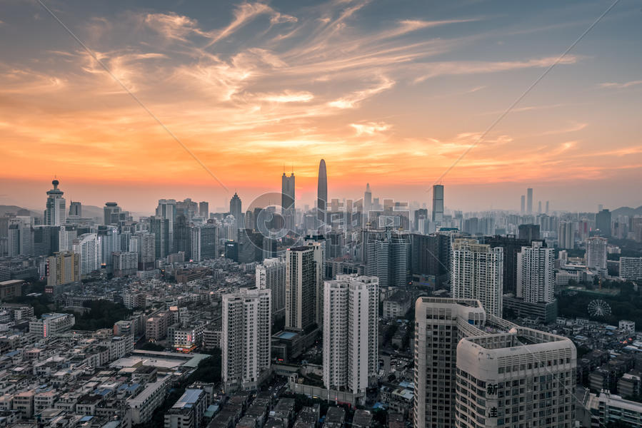 深圳城市建筑风光图片素材免费下载
