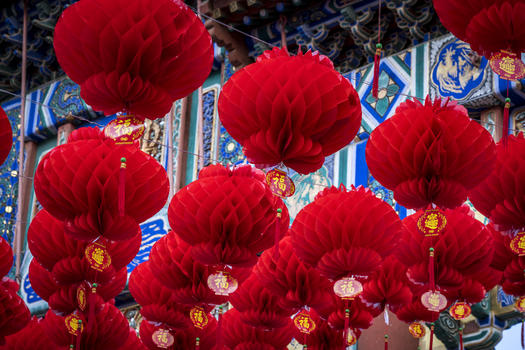喜庆春节灯笼图片素材免费下载