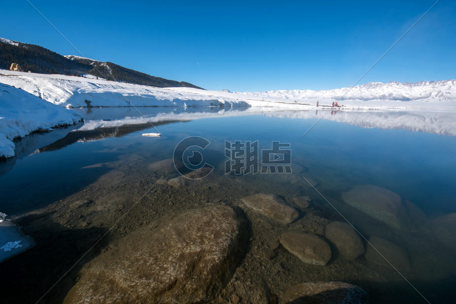 美丽的赛里木湖图片素材免费下载