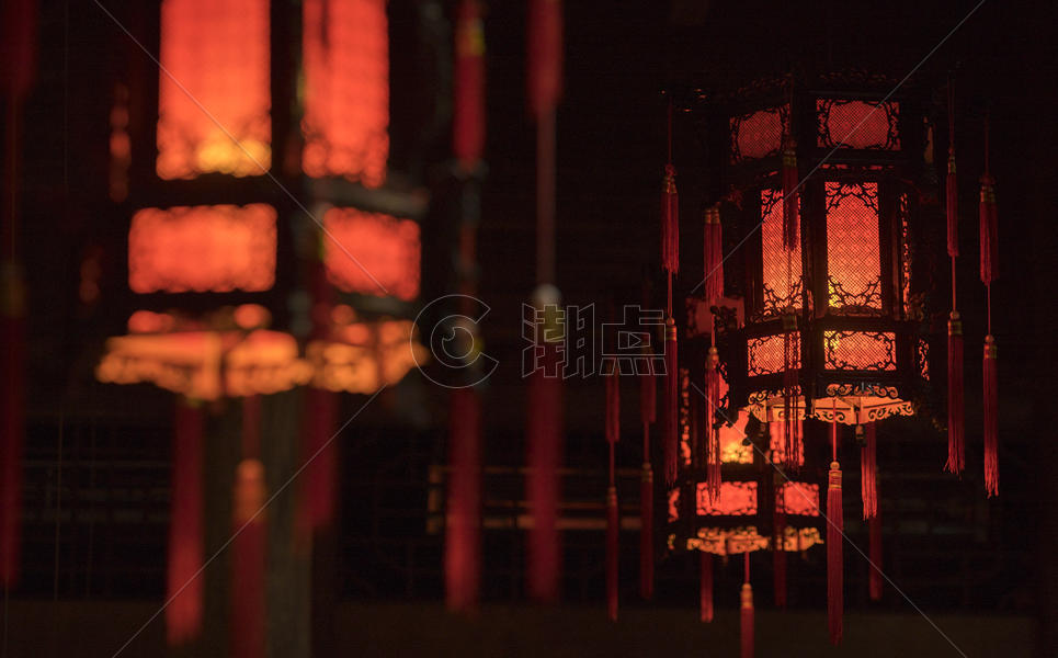 中国红的红灯笼图片素材免费下载