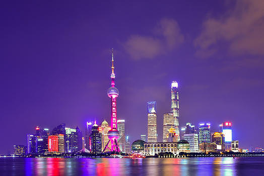 现代城市上海图片素材免费下载