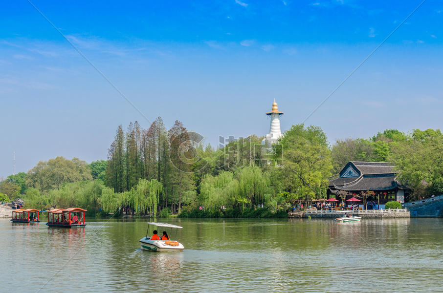 江苏扬州瘦西湖风光图片素材免费下载