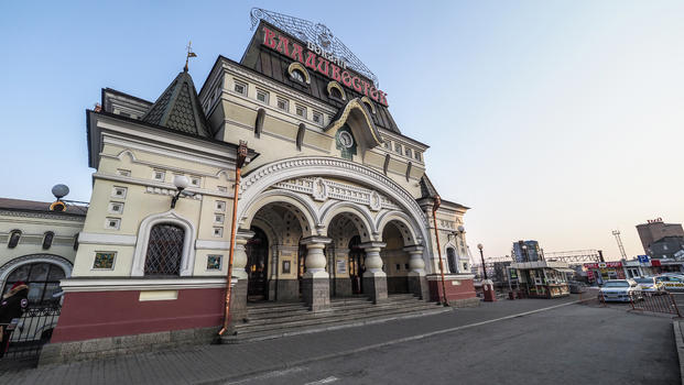 符拉迪沃斯托克(海参崴)火车站图片素材免费下载