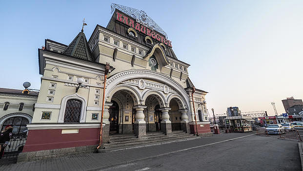 符拉迪沃斯托克(海参崴)火车站图片素材免费下载