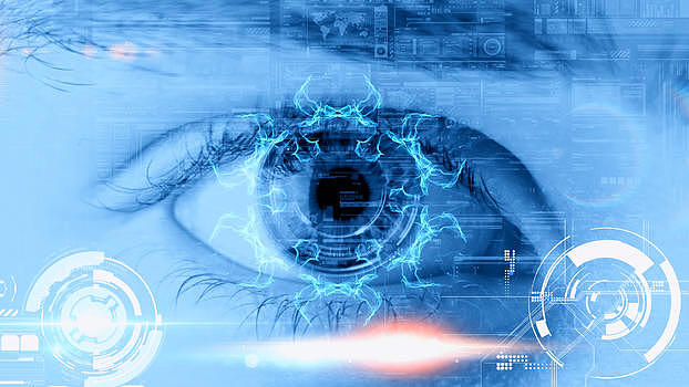 瞳孔解锁扫描图片素材免费下载