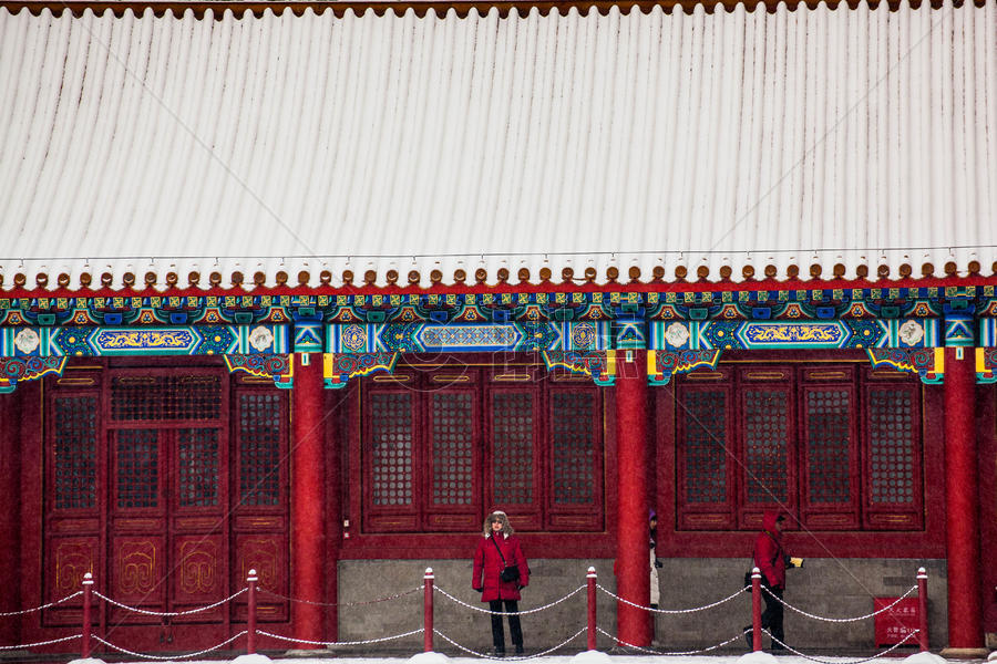 北京故宫雪景图片素材免费下载