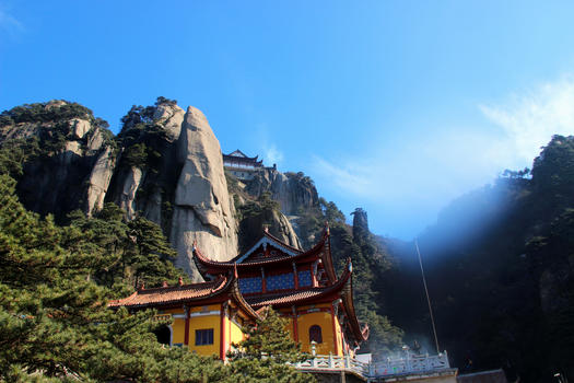 九华山的天台峰图片素材免费下载