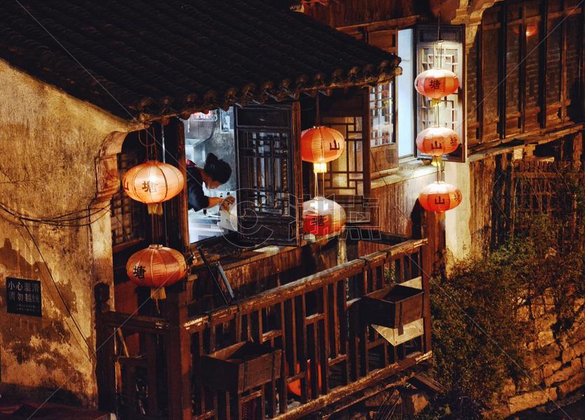 春节新年夜景图片素材免费下载