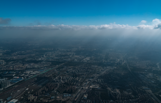 空中俯瞰城市图片素材免费下载