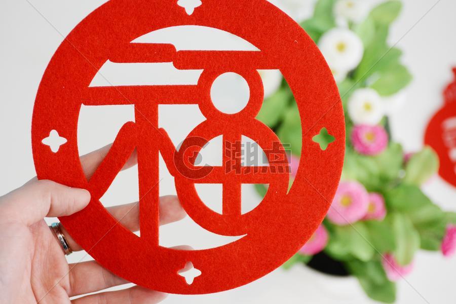 春节元宵节福剪纸窗花图片素材免费下载