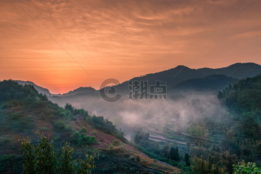 重庆天子山的早晨图片素材免费下载