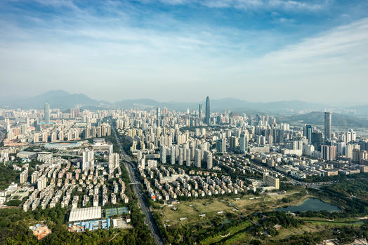 深圳市城区建筑图片素材免费下载