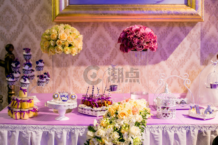 婚礼甜品台图片素材免费下载