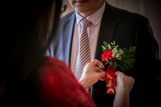 婚礼带花图片素材免费下载