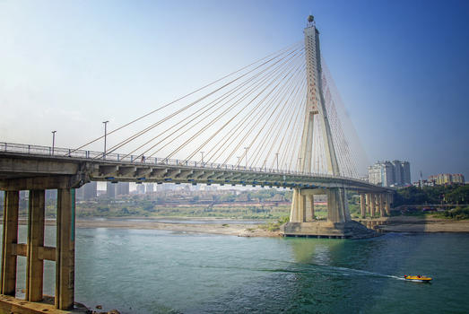 西双版纳澜沧江大桥图片素材免费下载