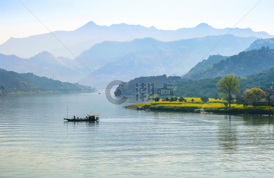安徽新安江山水画廊图片素材免费下载