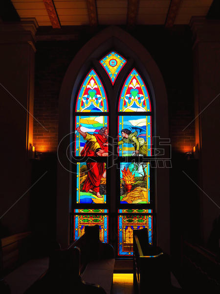 教堂窗户图片素材免费下载